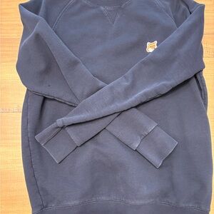 Maison kitsune Navy Blue Sweater